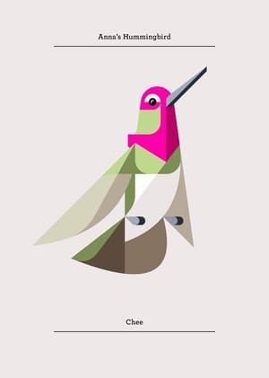 Artwork Title: Anna's Hummingbird
