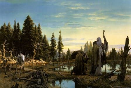 Artwork Title: Saruman is Overtaken