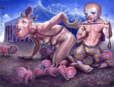 Artwork Title: JoJo The Dog-Faced Girl Takes Her Walk