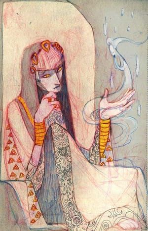 Artwork Title: Mandos and Luthien