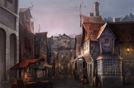 Artwork Title: Diagon Alley