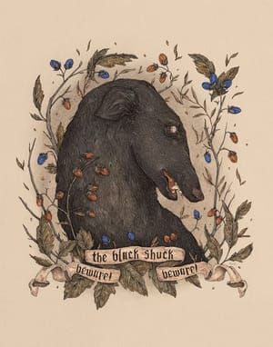 Artwork Title: Beware, The Black Shuck