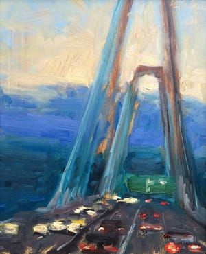Artwork Title: Ravenel Bridge Rain Study