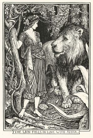Artwork Title: The Lion Falls in Love with Aissa
