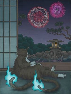 Artwork Title: Nekomata