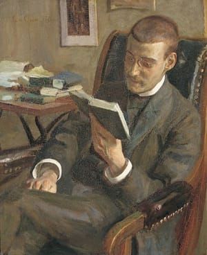Artwork Title: Jules van Oven, Reading