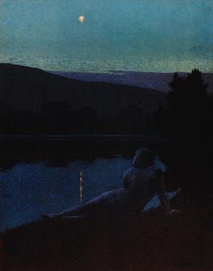 Artwork Title: Illustration for Walt Whitman's Leaves of Grass