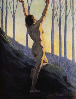 Artwork Title: Illustration for Walt Whitman's Leaves of Grass
