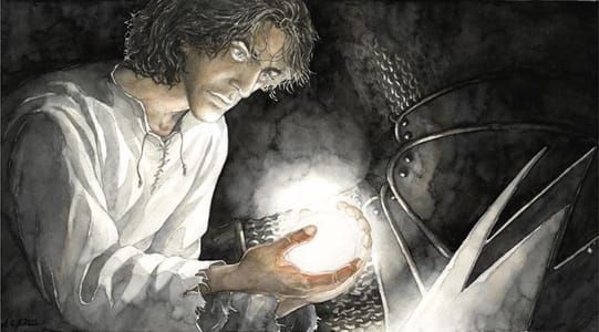 Artwork Title: Beren Recovers a Silmaril