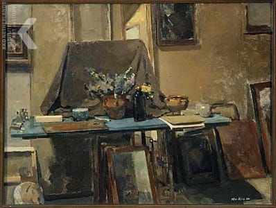 Artwork Title: Atelierstilleven (Studio Still Life)