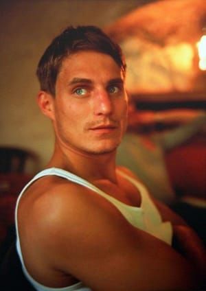 Artwork Title: Clemens at lunch at Café de Sade, Lacoste, France
