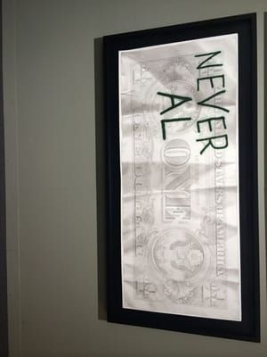Artwork Title: Never Alone