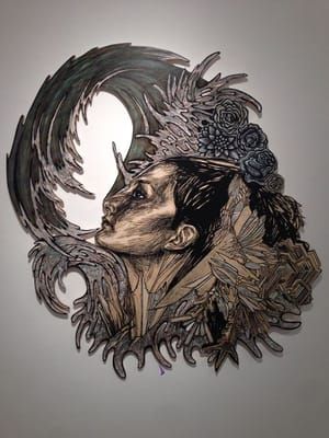 Artwork Title: Ice Queen in Winter Water