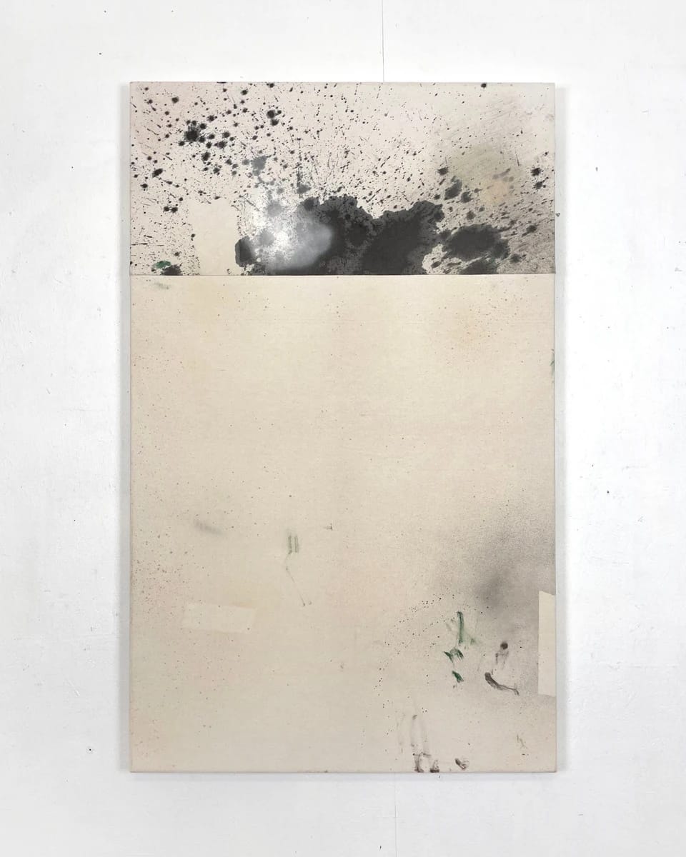 Artwork Title: Tache noire fendue