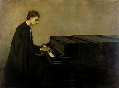 Artwork Title: Renata Borgatti, Au Piano
