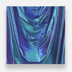 Artwork Title: Iridescent Metallic Fabric Study