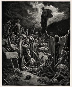 Artwork Title: The Vision of The Valley of The Dry Bones