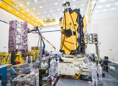 Artwork Title: The James Webb Space Telescope at Northrop Grumman