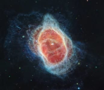 Artwork Title: Southern Ring Nebula (MIRI Image)