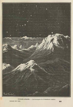 Artwork Title: Lunar Landscapes - The Mountains of the Eternal Light