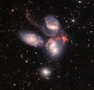 Artwork Title: Interacting Galaxies: Stephan's Quintet