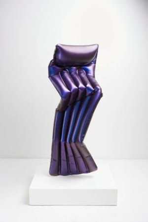 Artwork Title: Contrapposto Pool Float (chameleon)