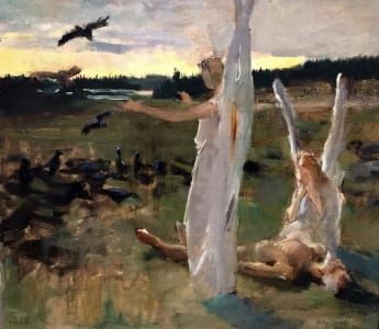 Artwork Title: Guardian angels (Ravens)